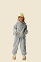 Children  Unisex Sports Brushed Hoody Trousers Suit Unisex Hoodie two piece for kids - www.Shopthatapp.com