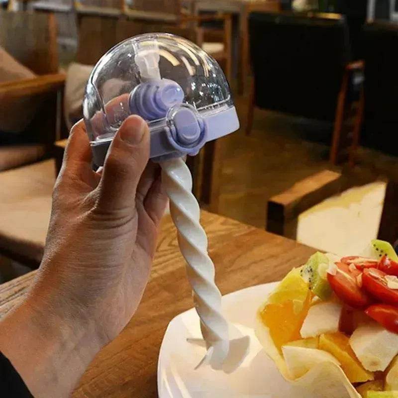 500ML Kids Plastic Water bottles Protein Shaker Blender Bottles with straw BPA Free Portable Sport My Water bottles - www.Shopthatapp.com