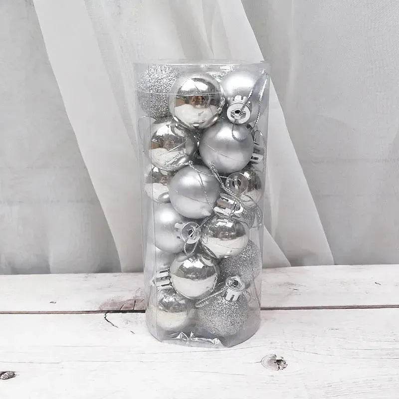 Christmas Decoration Shiny Matte Christmas Ball - www.Shopthatapp.com