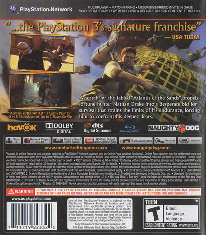 Uncharted 3: Drake's Deception [Game of the Year Edition] (usagé) - www.Shopthatapp.com