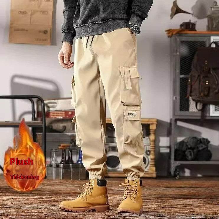 Casual Sports Loose Ankle-banded Versatile Cargo pant trouser Men - www.Shopthatapp.com