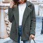 Lapel Winter Fleece Fluffy Jacket Cardigan Sweater for women - www.Shopthatapp.com