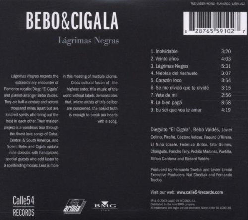 Bebo & Cigala / La'Grimas Negras - CD (Used) - www.Shopthatapp.com