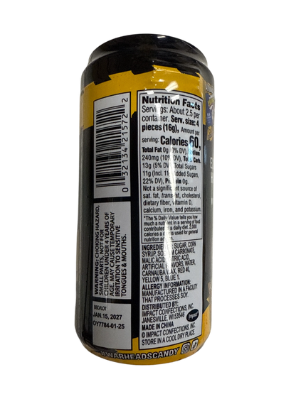 Warheads Atomic Fizz Sour Hard Candy 42G - U.S Edition - www.Shopthatapp.com