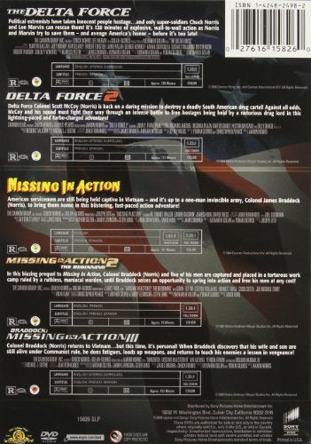 Chuck Norris Collection (Delta Force/Delta Force 2/Missing In Action/Missing In Action 2: The Beginning/Braddock: Missing in Action III) - www.Shopthatapp.com