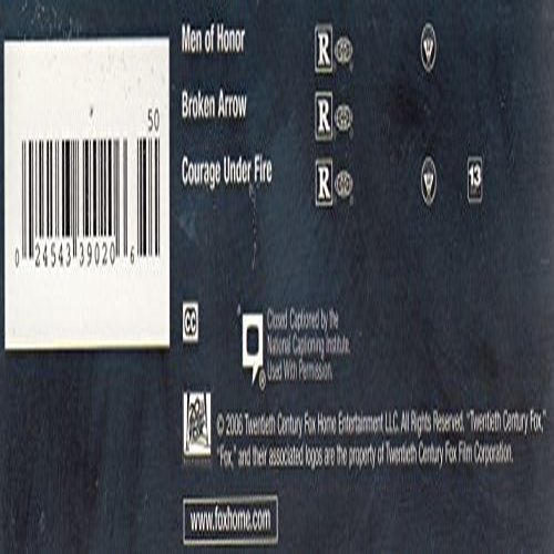Broken Honor 3 Pack (Men of Honor / Broken Arrow / Courage Under Fire) - www.Shopthatapp.com