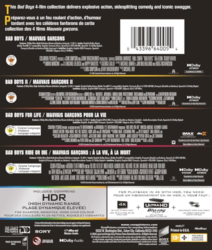 Bad Boys Ultimate Collection (Bad Boys (1995) / Bad Boys II / Bad Boys for Life / Bad Boys: Ride or Die) - 4K - www.Shopthatapp.com