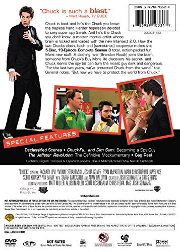 Chuck: The Complete Third Season - DVD (Used)