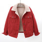 Lamb Wool Thickened Plus Velvet Denim Jacket Women - www.Shopthatapp.com
