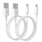 Câble de chargement pour iPhone PEAPOLET, [certifié Apple MFi] Câbles Lightning Lot de 2 câbles USB-A vers Lightning Apple Long iPhone Câble de charge rapide pour iPhone 14/13/12/11Pro/Max/XS/X/XR/8/7/6 iPad iPod (3,3 pieds) 