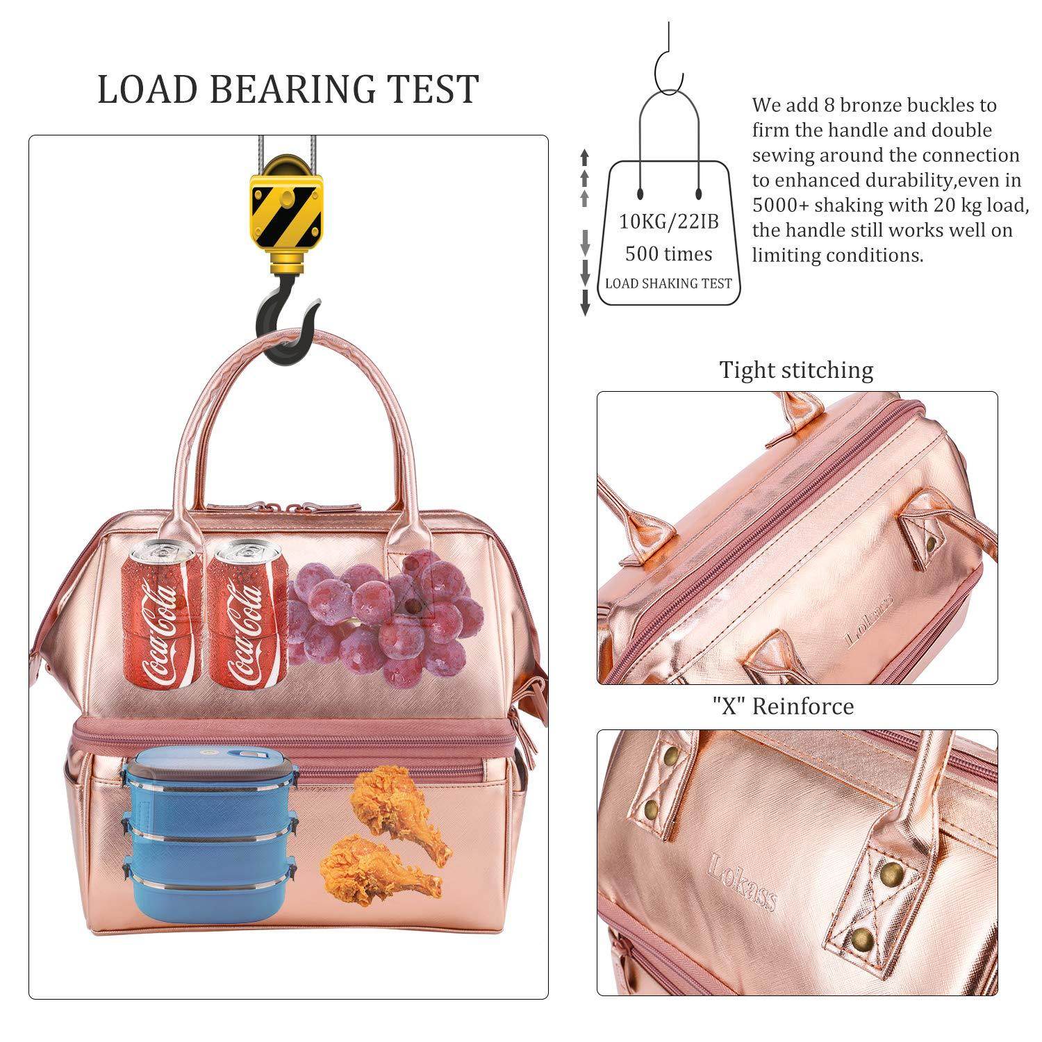 Women Fashion Commute Crossbody Nylon Waterproof Work Lunch Bag - www.Shopthatapp.com