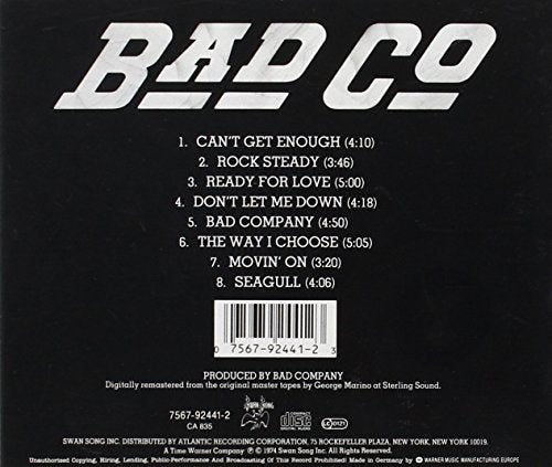 Bad Company / Bad Company - CD (Used) - www.Shopthatapp.com