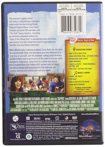 Camp Rock (Extended Rock Star Edition) - DVD (Used) - www.Shopthatapp.com