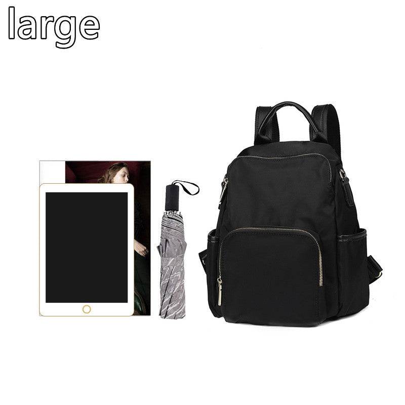 Unisex Portable Waterproof Plain color Backpack for school - www.Shopthatapp.com