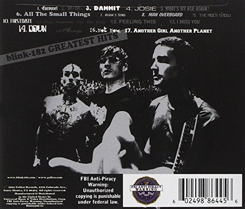 Blink 182 / Greatest Hits - CD - www.Shopthatapp.com
