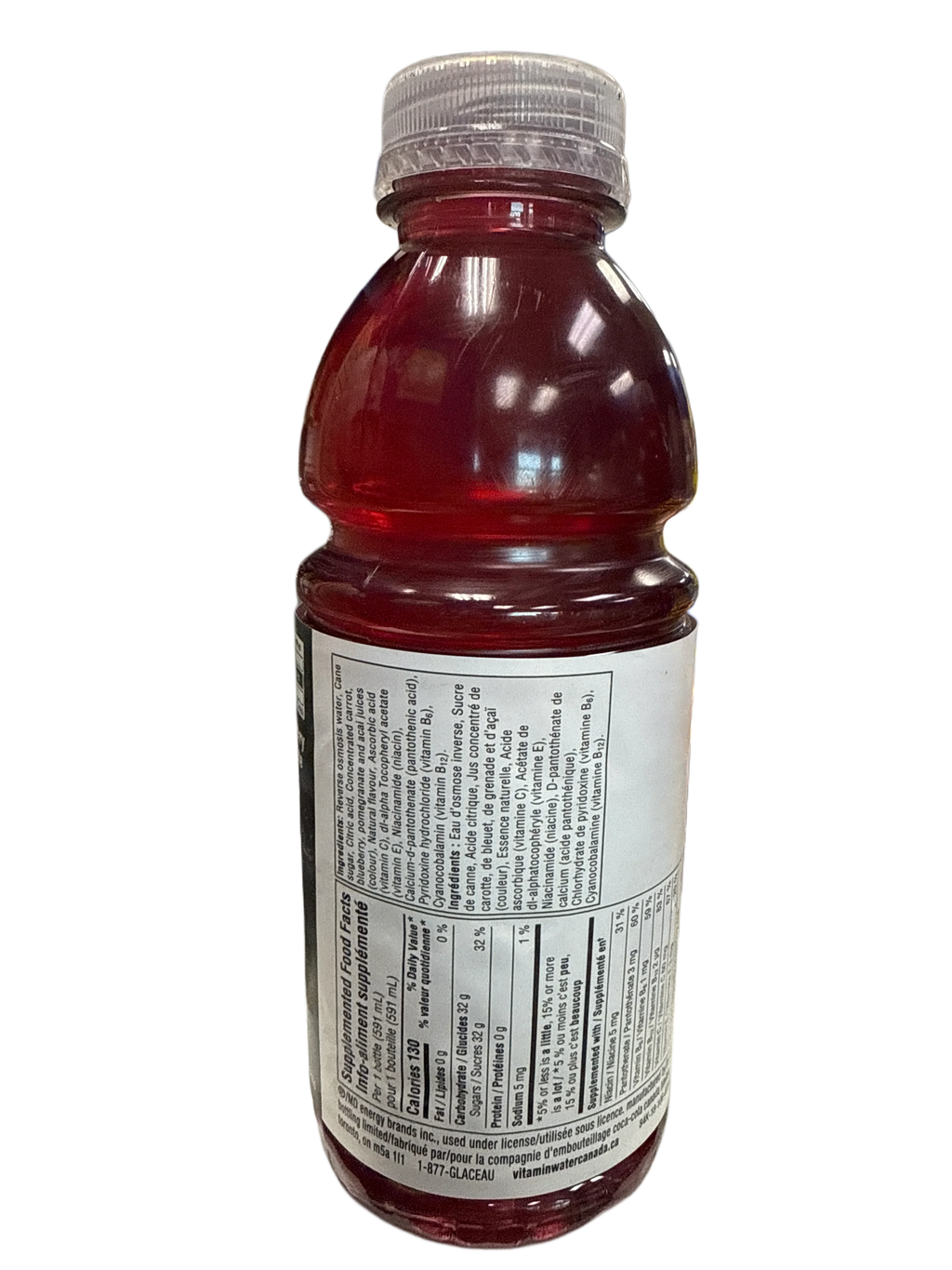Vitamin Water Acai Blueberry Pomegranate Flavour 591ML *MAY BE DENTED* - Canadian Edition - www.Shopthatapp.com