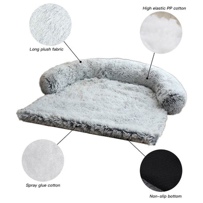 Removable Pet bed Mat Sofa Dog Bed Plush Pet Bed - www.Shopthatapp.com