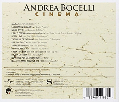 Andrea Bocelli / Cinema - CD