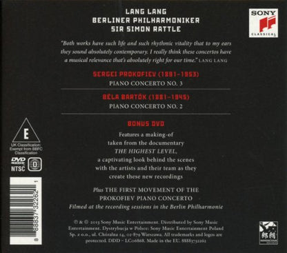 Bartok: Piano Concerto No. 2; Prokofiev: Piano Concerto No. 3 (Deluxe) [CD + DVD] - www.Shopthatapp.com