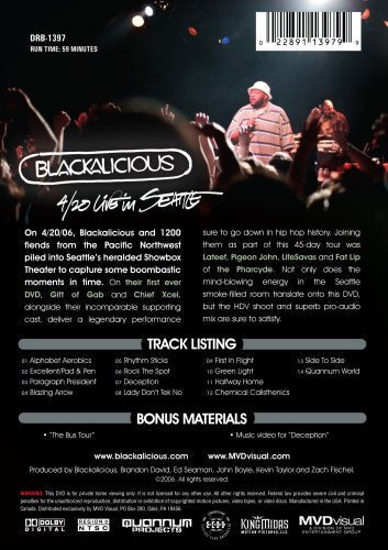Blackalicious: 4 / 20 Live in Seattle - www.Shopthatapp.com