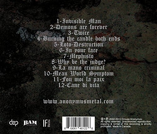 Anonymus / Daemonium (Réédition) - CD