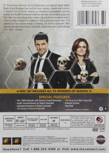 Bones: Season 5 - DVD (Used) - www.Shopthatapp.com