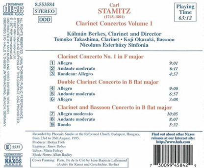 Clarinet Concertos Vol. 1