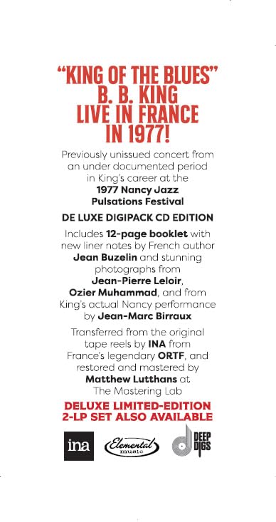 B.B. King / In France: Live at the 1977 Nancy Jazz Pulsations Festival - CD - www.Shopthatapp.com