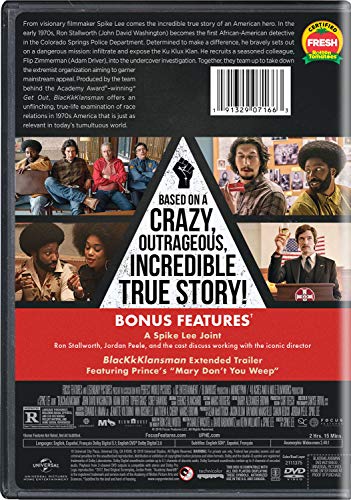 BlacKkKlansman - DVD (Used) - www.Shopthatapp.com