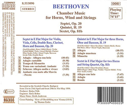 Beethoven: Chamber Music for Horns Winds & Strings - www.Shopthatapp.com