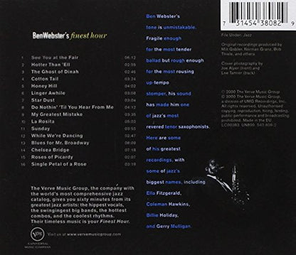 Ben Webster's Finest Hour - www.Shopthatapp.com