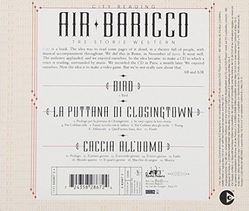 Air & Baricco / City Reading - CD (Used) - www.Shopthatapp.com