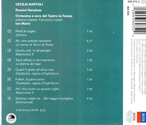 Cecilia Bartoli, Rossini / Heroines - CD (Used) - www.Shopthatapp.com