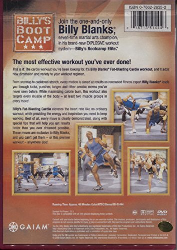 Billy's Bootcamp Elite Fat Blasting Cardio Dvd! - DVD - www.Shopthatapp.com