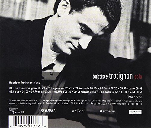 Baptiste Trotignon / Solo - CD - www.Shopthatapp.com