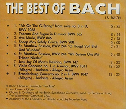 Bach / The Best of Bach - CD (Used) - www.Shopthatapp.com