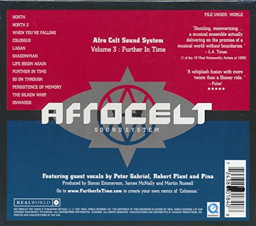 Afro Celt Sound System / Volume 3: Further in Time - CD (Used)