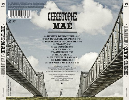 Christophe Maé / Je Veux Du Bonheur - CD
