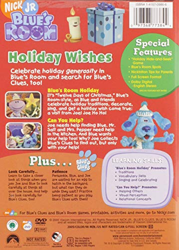 Blue's Clues - Blue's Room - Holiday Wishes - www.Shopthatapp.com