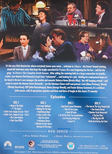 Cheers: Season 6 - DVD (Used) - www.Shopthatapp.com