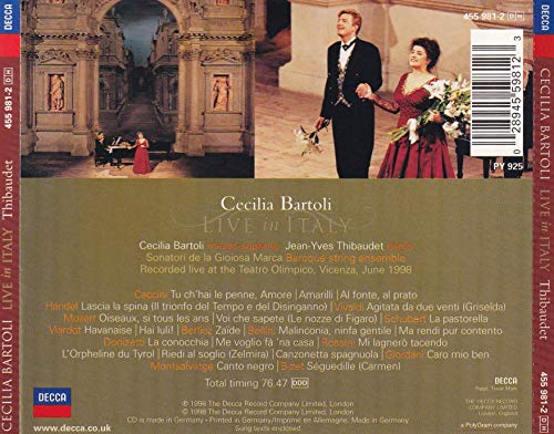 Cecilia Bartoli / Live In Italy - CD (Used) - www.Shopthatapp.com