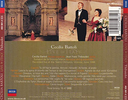 Cecilia Bartoli / Live In Italy - CD (Used) - www.Shopthatapp.com