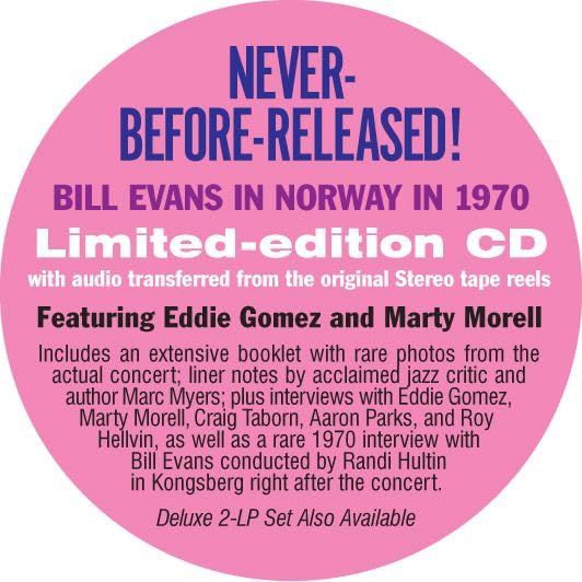 Bill Evans Trio / In Norway: The Kongsberg Concert - CD - www.Shopthatapp.com