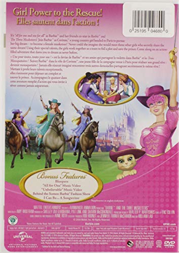 Barbie and The Three Musketeers - DVD - www.Shopthatapp.com