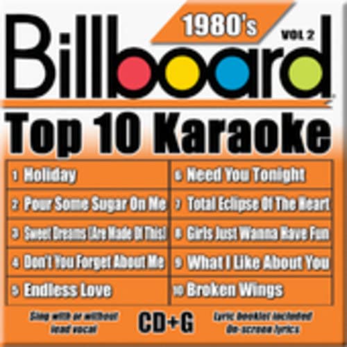 Billboard Top 10 Karaoke: 1980'S Vol.2 / Various - www.Shopthatapp.com