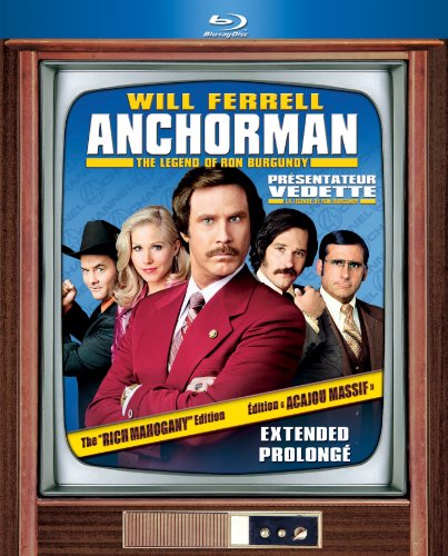 Anchorman: The Legend of Ron Burgundy (Unrated Rich Mahogany Edition) / Présentateur vedette : La légende de Ron Burgundy (Édition «Acajou Massif» Prolongé) [Blu-ray] (Bilingual) - www.Shopthatapp.com