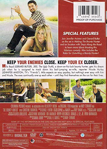BOUNTY HUNTER BY ANISTON,JENNIFER (DVD) - www.Shopthatapp.com