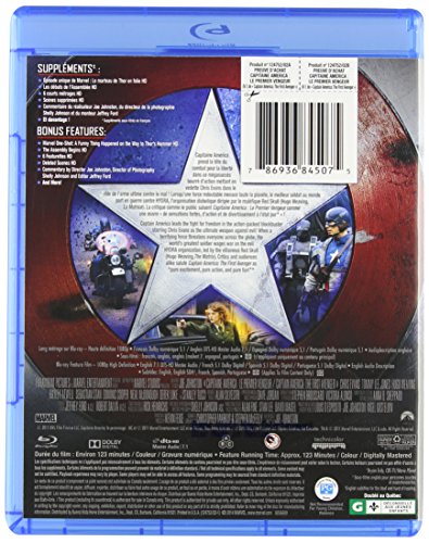 Capitaine America : Le Premier Vengeur [Blu-ray] (Bilingual) - www.Shopthatapp.com