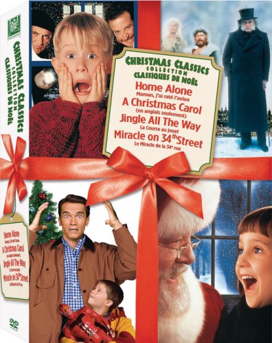 Christmas Classics Collection (Home Alone/A Christmas Carol/Jingle All The Way/Miracle on 34th Street) (Bilingual) - www.Shopthatapp.com