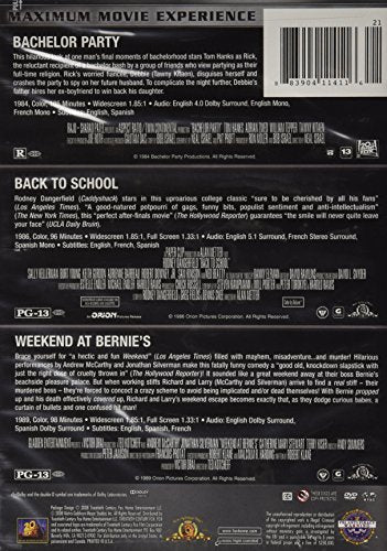 Bachelor Party / Back To School / Weekend At Bernie's (Triple Feature 3 Dvd Set) - www.Shopthatapp.com